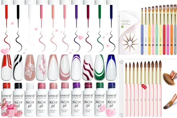 Detailed view of Best 10Pcs Nail Art Set: Elevate Your Manicure Game at Home