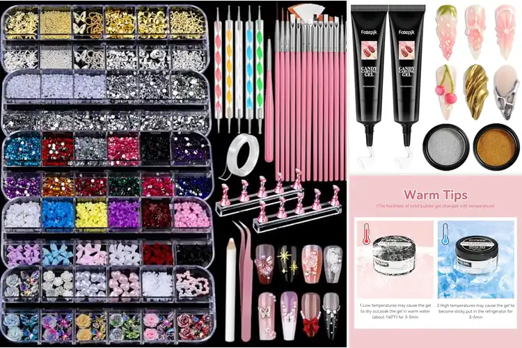 Detailed view of Best 3D Nail Design Kits