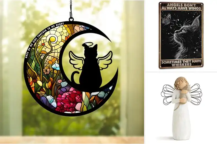 Detailed view of Best Angel Cat Decor