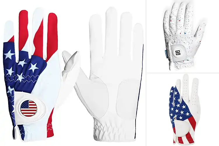 Detailed view of Best Cool Colors And Patterns Golf Gloves For Men