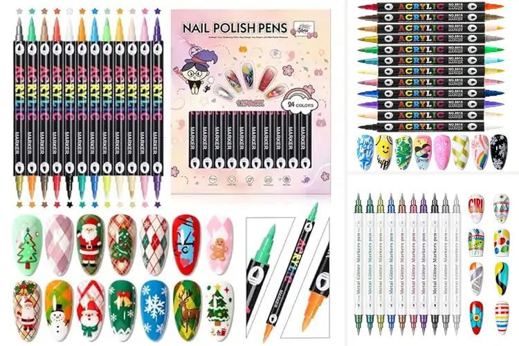 Detailed view of Best Dual Ended Nail Art Pens