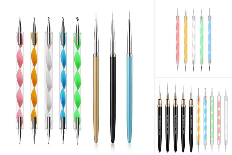 Detailed view of Best Dual Ended Nail Dotting Pens