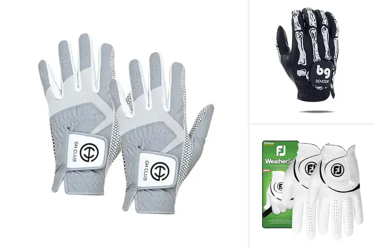 Detailed view of Best Durable Synthetic Mesh Golf Gloves For Men