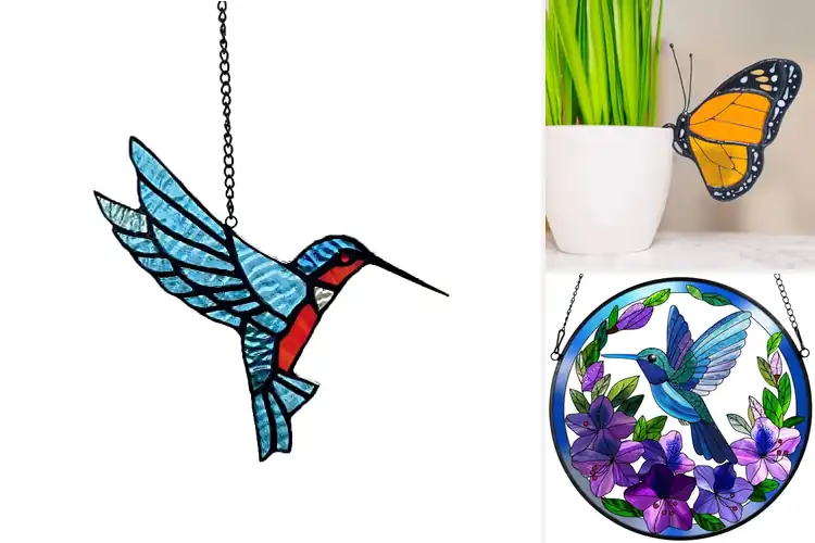Detailed view of Best Handcrafted Stained Glass Ornament