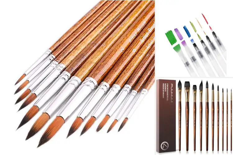 Detailed view of Best Multi Use Watercolor Brushes
