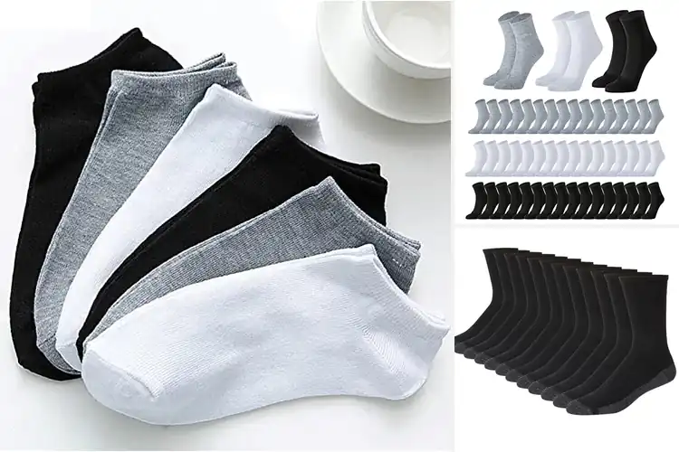 Detailed view of Best MultiPack Socks: 10-Pack Comfort & Style for Daily Wear