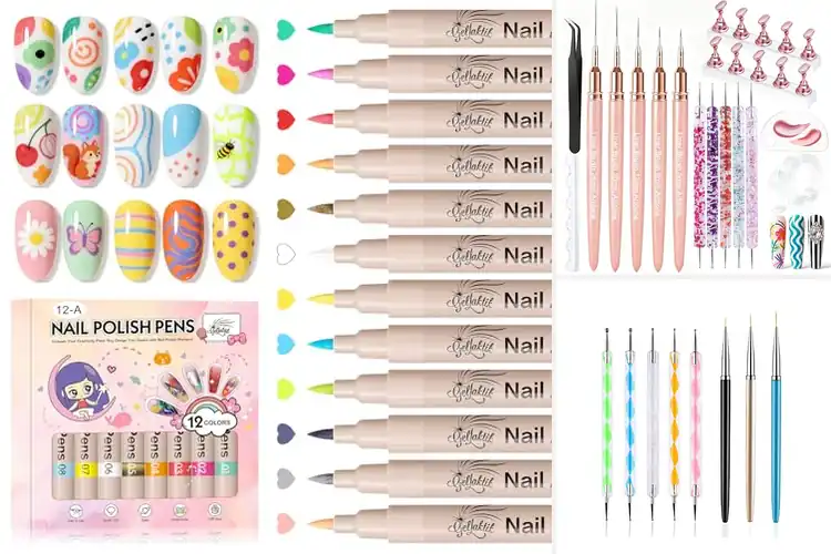 Detailed view of Best Nail Art Dotting Pens Sets