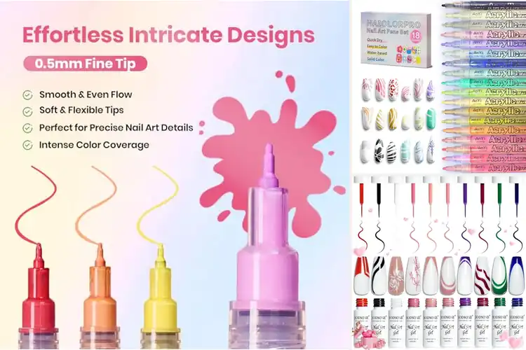 Detailed view of Best Nail Art Gel Pens for Salon-Worthy DIY Manicures