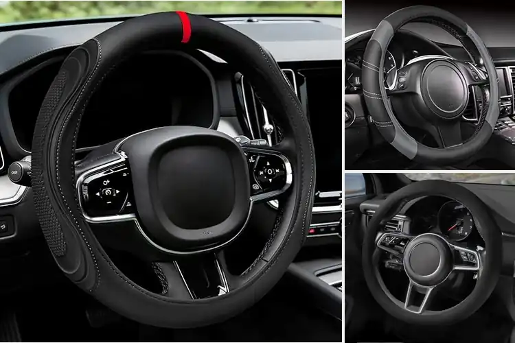 Detailed view of Best Non Slip Inner Ring Steering Wheel Cover