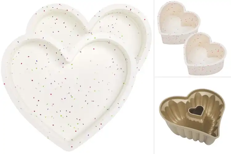 Detailed view of Best Nonstick Heart Shaped Molds