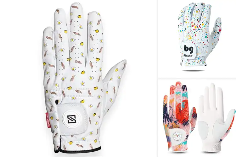 Detailed view of Best Patterned Golf Gloves
