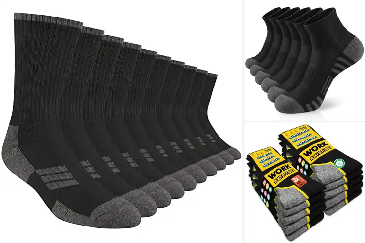 Detailed view of Best Reinforced Toe Socks