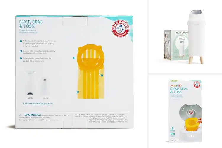 Detailed view of Best Self-Sealing Diaper Pails: Top 10 for a Fresh Home