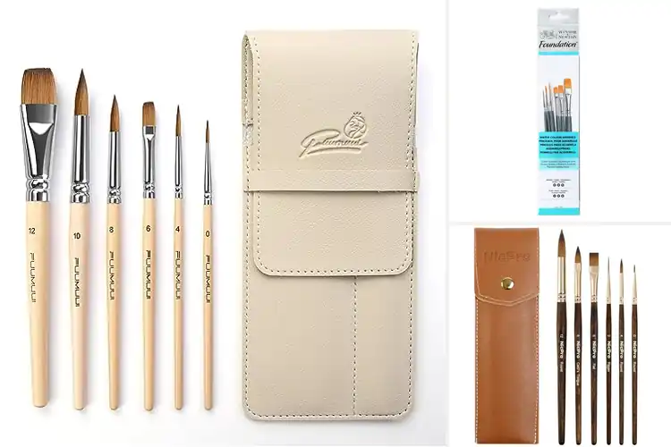 Detailed view of Best Short Handle Watercolor Brushes