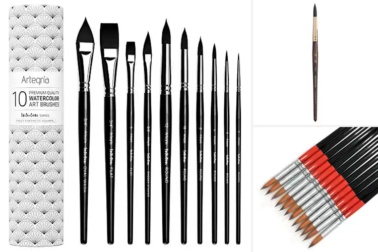 Detailed view of Best Size Ten Watercolor Brush