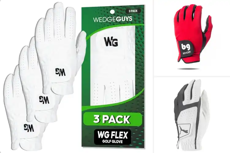 Detailed view of Best Spandex Comfort Golf Gloves