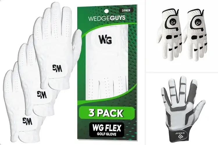 Detailed view of Best Spandex Comfort Inserts Golf Gloves