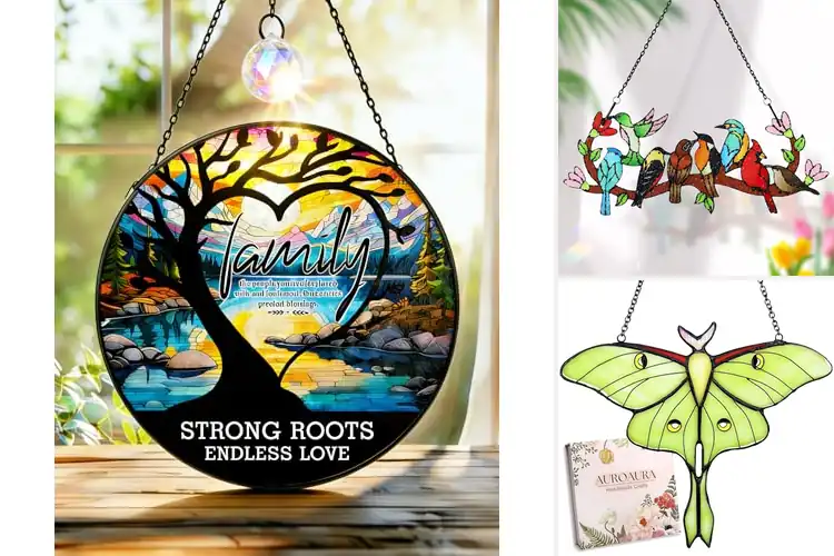 Detailed view of Best Stained Glass Suncatchers