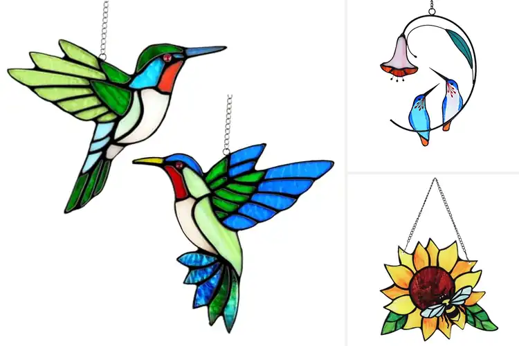 Detailed view of Best Stained Glass Window Suncatcher